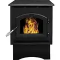 Pleasant Hearth PH35PS EPA Certified Pellet Stove with 40 lb. Hopper & Auto Ignition (1,700 sq. ft.)