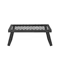 Amazon Basics Medium Portable Folding Camping Grill Grate - 16.1 inches/41cm , Black Steel