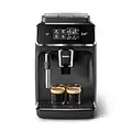 Philips 2200 Series Bean-to-Cup Espresso Machine - Classic Milk Frother, Intuitive Touch Display, Matte Black (EP2220/10)