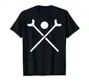 Crossed shuffleboard cues T-Shirt