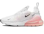 Nike Air Max 270, Sneaker Donna, White/Midnight Navy-Atmosphere, 39 EU