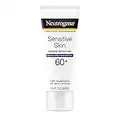 Neutrogena Sensitive Skin Mineral Sunscreen Lotion with Broad Spectrum SPF 60+ & Zinc Oxide, Water-Resistant, Hypoallergenic, Fragrance- & Oil-Free Gentle Sunscreen Formula, 3 fl. oz