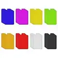 Dacitiery 40Pcs RFID Blocking Sleeves for ID Card, 8 Colors Anti-Theft Credit Card Protector, Shielding Security RFID Blocking Sleeves, Anti-degaussing NFC Contactless for Credit Bank Debit Card