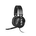 Corsair HS55 Surround Gaming-Headset (Kunstleder-Ohrmuscheln aus Memory-Schaumstoff, Dolby Audio 7.1-Surround-Sound auf PC und Mac, Omnidirektionales Mikrofon, Multi-Plattform-Kompatibilität) Schwarz