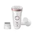 Braun Silk-épil 9 SensoSmart 9/880 Oro rosa, Blanco 40 pinzas - Depiladora (Oro rosa, Blanco, 40 pinzas, Integrado, 2 h, 50 min)