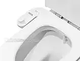 KMINA - Bidet Aufsatz für Toilette Kaltwasser (Schlauchlänge 80 cm), Toilettensitz, Einsatz für WC, Dusche, Toilettenaufsatz, Nicht Elektrisch, Weiß