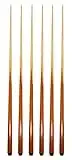 HAN'S DELTA Set of 6 Pool Cues New 57" Real 4-Prong House Bar Billiard Pool Cue Stick