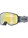 Atomic Revent L FDL Stereo OTG AN5105602 Gafas de esquí all-mountain, montura grande, marco live fit, doble lente FDL, unisex adulto, talla única, azul/rosa-amarillo