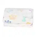 Manta para perro mascota Manta de felpa de coral suave y cálida Estera con estampado de huesos de pata encantadora Almohadilla para cachorro Alfombrilla de dormir para gato Cojín (76*52cm-Blanco)