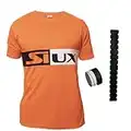 JJ LMS Ropa Padel Hombre - Camiseta Padel Hombre - Pack Camiseta Padel + overgrip Padel + Protector Pala de Padel + Pegatina incluida