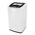 BLACK+DECKER Small Portable Washer, Washing Machine for Household Use, Portable Washer 0.9 Cu. Ft. with 5 Cycles, Transparent Lid & LED Display