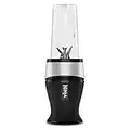 Ninja (QB3001EUS) Batidora para Smoothies, 2 Vasos de 470 ml, 700 W, 0.47 litros, Tritan, Plata/Negro