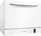 Bosch SKS62E32EU Serie 4 Freestanding Compact Dishwasher, 6 place settings, 55cm wide, White