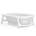 Karibu Baby Folding Bath Fold Away Bathtub - White Grey