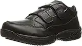 Ad Tec Men's Uniform Athletic Velcro Shoes, Black, 8.5