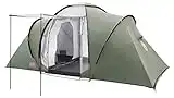 Coleman Zelt Ridgeline 4/6 Plus, 4/6 Mann Zelt, 4/6 Personen Vis-A-Vis Tunnelzelt, Campingzelt, Kuppelzelt mit Sonnendach, Wasserdicht WS 3.000mm