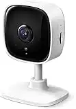 TP-Link Tapo Smart Home Security WiFi Camera, 2.4GHz Wi-Fi Connection Required, 1080p (Full HD), Up to 30 ft Night Vision, Up to 128 GB microSD Card Slot, Works w/Alexa and Google (Tapo C100)