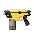 UnlocX Splatter Ball Gun Kit - Powerful Fully Automatic Rechargeable 200fps Gel Ball Blaster with 3500 Gel Beads, Large Capacity Clip, able to Shoot 11 Rounds per Second, Yellow