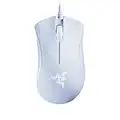 Razer RZ01-03850200-R3M1 Ratón para juegos DeathAdder Essential, Sensor óptico, 6400 DPI, 5 Botones programables, Interruptores mecánicos, Agarres laterales de goma, Color Blanco