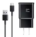 USB Type C Charger Cable and Adaptive Fast Charging Wall Charger Adapter Kit Compatible with Samsung Galaxy S10/S10+ S10e /S9/S9+/S8/S8+ Plus Note 8/Note 9 & Other Smartphones