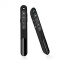 Wireless Presenter, 2.4GHz USB Control Presentation Clicker PPT PowerPoint Remote for Mac, Keynote, Laptop, Google Slides - Support Hyperlink and Volume Control