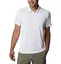 Columbia Men's Hike Polo, White, Large