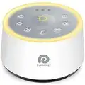 White Noise Machine-Dreamegg Sound Machine for Sleeping&Relaxing,24 Non-Looping HIFI Sounds, 3 Auto-off Timer,Soothing Night Light,Noise Machine for Baby/Kid/Adults/Office, USB or AC Powered