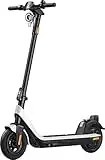 NIU KQi2 Electric Scooter for Adults - Upto 600W Max Power, 25 Miles Long Range, Max Speed 17.4MPH, Double Braking System, Wide Deck, 9.5'' Tubeless Fat Tires, Portable Folding E-Scooter, UL Certified