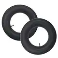 2 Pcs 3.50-8 Wheelbarrow Inner Tubes, Bent Valve for Barrow Sack Trolley, Cart