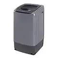 Comfee Portable Washing Machine, 0.9 cu.ft Compact Washer With LED Display, 5 Wash Cycles, 2 Built-in Rollers, Space Saving Full-Automatic Washer