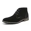 Bruno Marc Men's Urban-01 Black Suede Leather Lace Up Chukka Desert Boots Size 14 US/ 13 UK