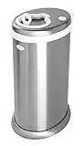 Ubbi Limited Edition, Money Saving, No Special Bag Required, Steel Odor Locking Diaper Pail, Chrome, 3.18 ounces