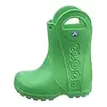 Crocs Unisex Kids Handle It Rain Boot Kids Boot, Grass Green, 10 UK Child