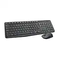 Logitech MK235 Combo Tastiera e Mouse Wireless per Windows, Ricevitore Unifying USB 2,4 GHz Wireless, 15 Tasti FN, Lunga Durata della Batteria, PC, Laptop, Layout Italiano QWERTY - Grigio