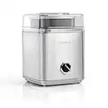 Cuisinart ICE30BCE Gelatiera, Capacità 2L, per Gelati, Sorbetti e Frozen Yogurt, Grigio