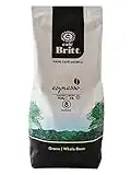 Café Britt® - Costa Rican Espresso Coffee (1-Pack) (2 Lbs - Whole Bean, Arabica Coffee, Kosher, Gluten Free, 100% Gourmet & Dark Roast