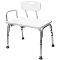 Carex Bathtub Transfer Bench - Shower Chair Transfer Bench with Height Adjustable Legs - Convertible to Right or Left Hand Entry