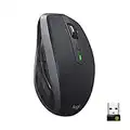 Logitech MX Anywhere 2S Wireless Mouse, Multi-Device, Bluetooth and 2.4 GHz with USB Unifying Receiver, laptop/ PC/ Mac/ iPad OS- Graphite Black