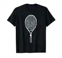 Croquis de raquette de tennis T-Shirt