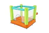 Bestway Jump And Soar Kids Inflatable Bounce House with Air Pump, Stakes, and Storage Bag for Indoor or Outdoor Use, Multicolor