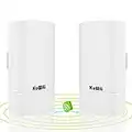 Accesso Point Esterno, KuWFi 900Mbps Indoor e Outdoor Point-to-Point Wireless Bridge / CPE Supporta la Soluzione di Trasmissione Remota 2KM per PTP, PTMP