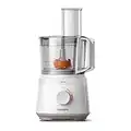 Philips Robot de Cocina Compacto - 700W, 16 Funciones, Jarra 2.1L, Cuchilla de Acero Inoxidable (HR7310/00)