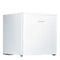 Cookology MFR45WH Small Table Top Mini Fridge for Counter Tops 46 Litre Capacity, Reversible Door, Adjustable Temperature Control and Legs with Chiller Box - In White