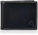 Timberland D01387/08 Hombres Negro Nublado Cartera Passcase Bifold