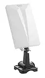 XORO HAN 600 - DVB-T2 Antenne mit eingebautem Verstärker, LTE 4G Filter, Rauschfilter, für den Innen- und Außenbereich, 5dBi Gewinn, 3,5m Kabellänge, F-Buchse