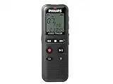 Philips Voice Tracer Audio Recorder DVT1150/00 Digital Notes Memos Voice Activation 4GB Memory Rechargeable Battery Colour Display