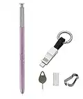 yuzhiyong Galaxy Note 9 Stylus Replacement for Samsung Galaxy Note 9 SM-N960 Pen Note 9 Pen Note9 Stylus Pen(with Bluetooth) + USB to Type-C Adapter + Tips/Nibs Replacement+Eject Pin (Purple)
