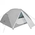 Bessport 3 persone tenda da campeggio ultraleggera impermeabile 4 stagioni due porte per ventilazione, adatta per escursioni, all'aperto