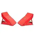 BIG RED AD4664 Torin Steel Safety Wheel Chock: Foldable Tire Stop, Red, 1 Pair