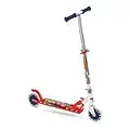 Mondo Toys - Scooter CARS - Trottinette 2 roues pliable en aluminium avec plateau extra grip et guidon réglable enfant / fille - 18100